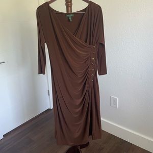 Elegant Brown Ralph Lauren Dress